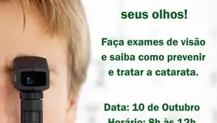 Exames específicos serão realizados gratuitamente no dia 10