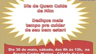 Dia de Quem Cuida de Mim na Cidade da Luz