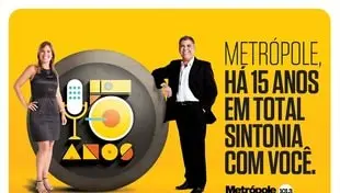 Rádio Metrópole comemora 15 anos e o programa Sintonia com José Medrado faz parte desta festa.