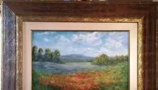 Obra de Monet recebida em 10.01.2015 pelo médium José Medrado