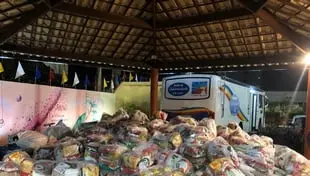 Arrecadação de alimentos - Natal da Solidariedade