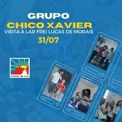 O Grupo Chico Xavier visitou o Lar Frei Lucas de Morais