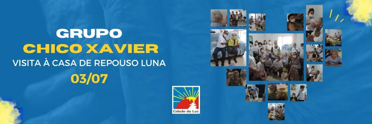 Iniciando o mês com muita solidariedade e amor, o Grupo Chico Xavier visitou a Casa de Repouso Luna, na segunda-feira 03/07