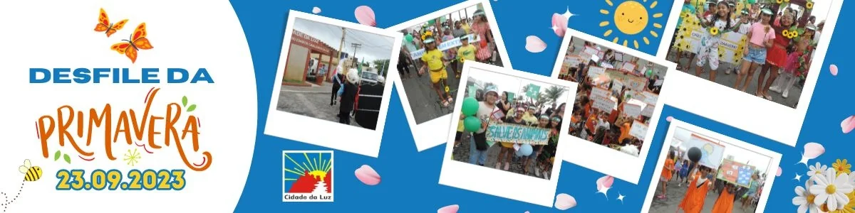 No sábado do dia 23 de Setembro, A escola Municipal Carlos Murion e as crianças da Evangelização participaram do Desfile de abertura da primavera.