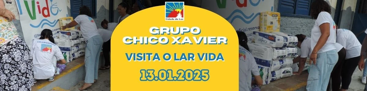 Caravana Chico Xavier visita o Lar Vida - 13.01.2025