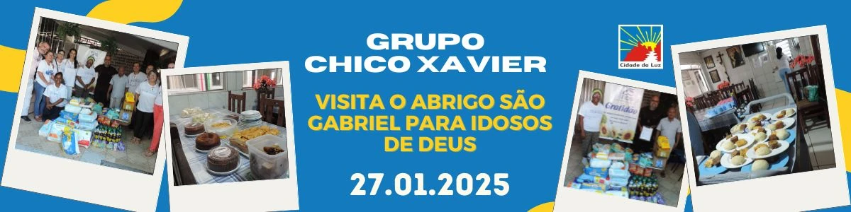 Caravana Chico Xavier visita o Abrigo São Gabriel para Idosos de Deus - 27.01.2025