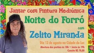 Jantar com Pintura Mediúnica – Noite do Forró