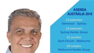 Agenda José Medrado – Austrália 2016