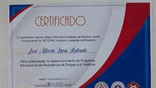 Formatura do 5º ano do ensino fundamental do Programa Educacional de Resistência às Drogas e a Violência – PROERD, promovido pela PM – BA
