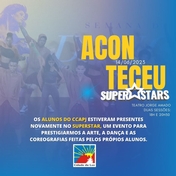 Os alunos do Centro de Cultura e Arte Pai João, em parceria com o Studio A. Se apresentaram no teatro Jorge Amado.