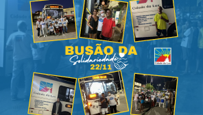 Ontem, 22/11, o Busão da Solidariedade saiu para mais uma ação com a população de rua