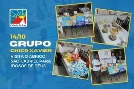 Caravana Chico Xavier visita o Abrigo São Gabriel para Idosos de Deus – 14.10.2024