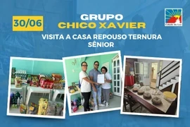 Caravana Chico Xavier visita a Casa repouso Ternura Sênior – 30.06.2025