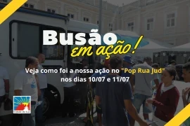 Busão da Solidariedade no “Pop Rua Jud”
