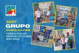 Caravana Chico Xavier visita a Casa de Repouso de Idosos Bom Jesus – 28.07.2025