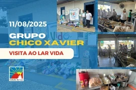 Caravana Chico Xavier visita o Lar Vida – 11.08.2025