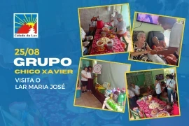 Caravana Chico Xavier visita o Lar Maria José – 25.08.2025