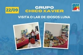 Caravana Chico Xavier visita o Lar de Idosos Luna  – 22.09.2025
