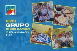 Caravana Chico Xavier visita a Associação Beneficente Minha Vó Flor – 06.10.2025