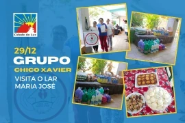 Caravana Chico Xavier visita o Lar Maria José – 29.12.2025