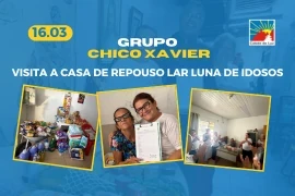 Caravana Chico Xavier visita a casa de repouso Lar Luna de Idosos – 16.03.2026